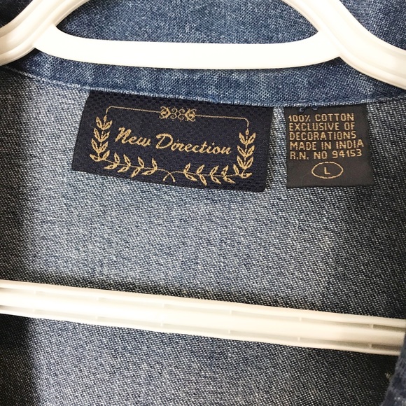 RARE | 🌴Vintage Palm Tree Denim Jacket - Picture 5 of 7